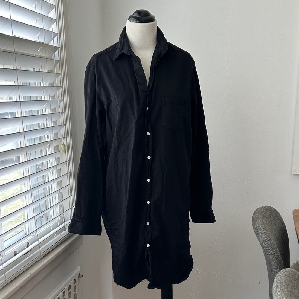 Frank & Eileen Black Mary Shirt Jacket